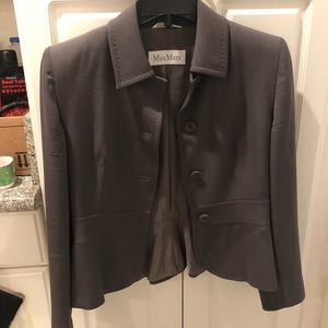 Max Mara Size 2 Wool Blazer - image 1